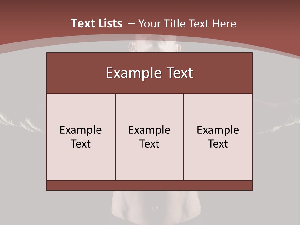 Tummy Attractive Weightlifting PowerPoint Template