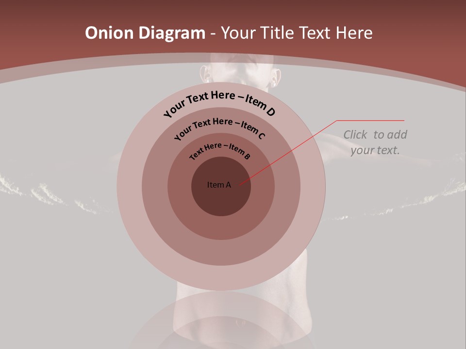 Tummy Attractive Weightlifting PowerPoint Template