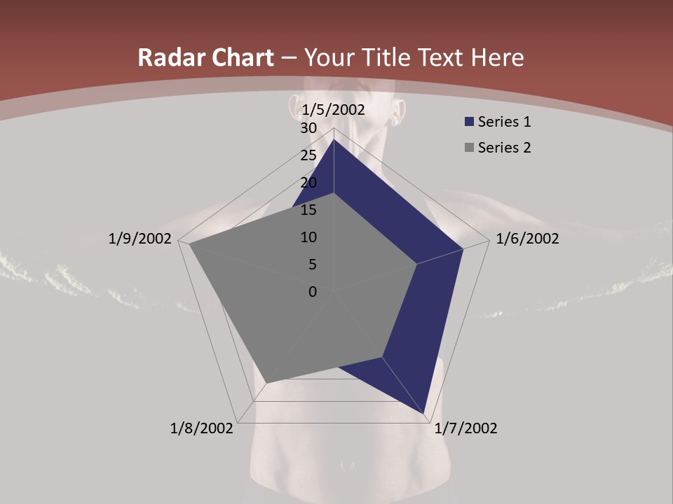 Tummy Attractive Weightlifting PowerPoint Template