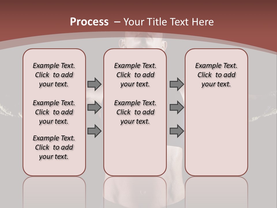 Tummy Attractive Weightlifting PowerPoint Template
