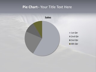 Dawn Waterfall North America PowerPoint Template