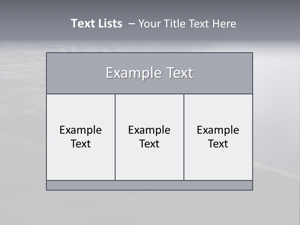 Dawn Waterfall North America PowerPoint Template