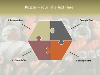 Roll Sushi Variety Sushi California PowerPoint Template