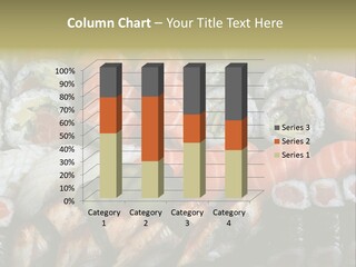 Roll Sushi Variety Sushi California PowerPoint Template