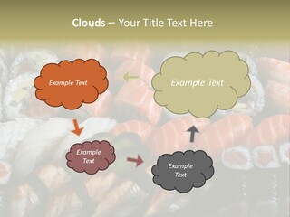 Roll Sushi Variety Sushi California PowerPoint Template