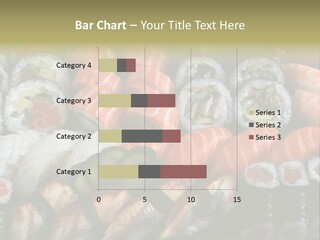 Roll Sushi Variety Sushi California PowerPoint Template