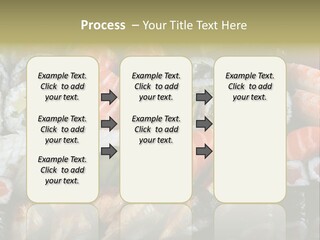 Roll Sushi Variety Sushi California PowerPoint Template