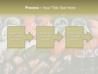 Roll Sushi Variety Sushi California PowerPoint Template