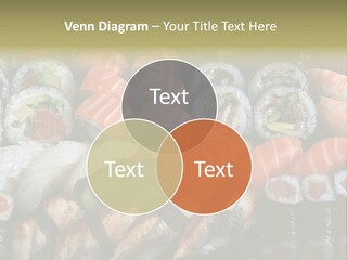 Roll Sushi Variety Sushi California PowerPoint Template