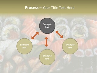 Roll Sushi Variety Sushi California PowerPoint Template