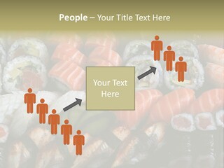 Roll Sushi Variety Sushi California PowerPoint Template