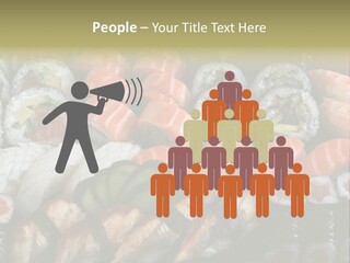 Roll Sushi Variety Sushi California PowerPoint Template