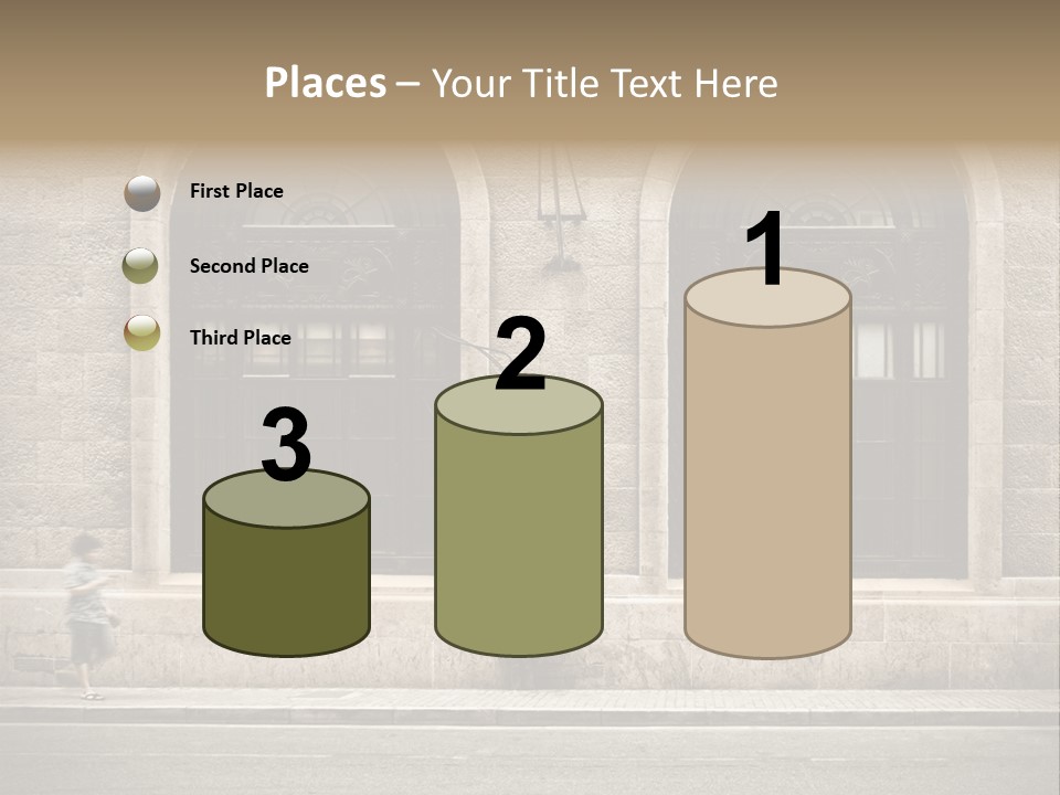 Windows Shanghai In Waitan PowerPoint Template