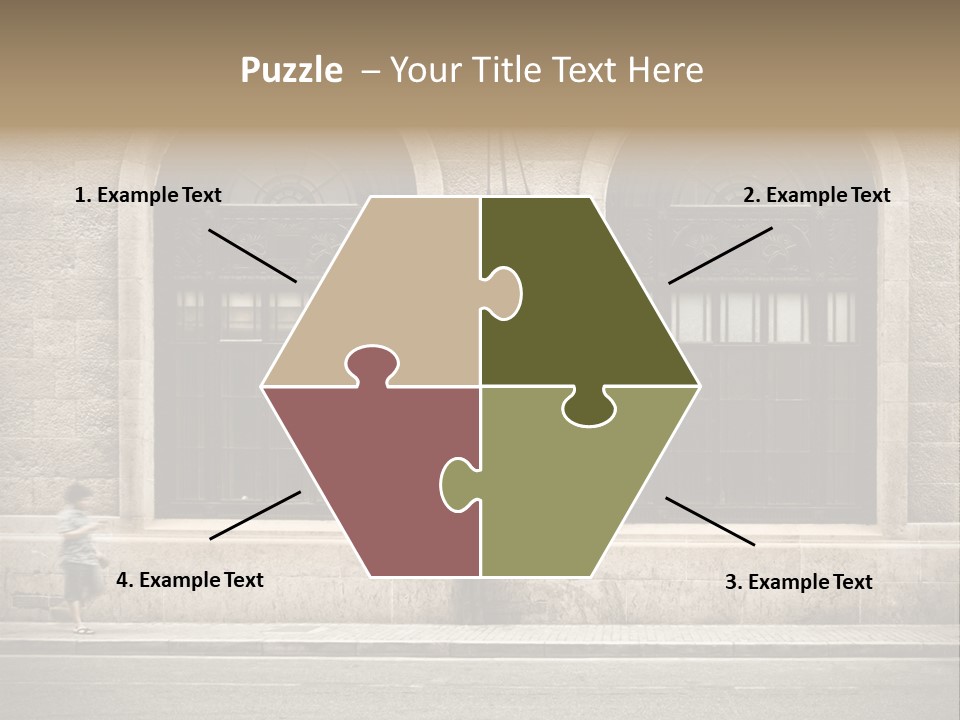 Windows Shanghai In Waitan PowerPoint Template