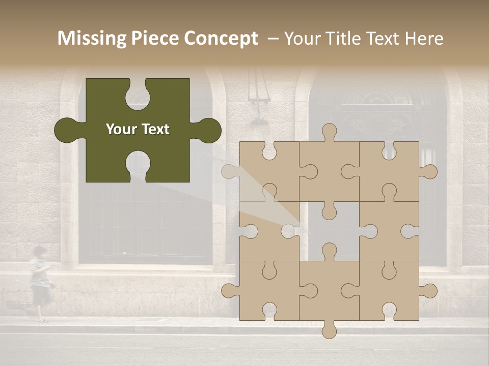 Windows Shanghai In Waitan PowerPoint Template