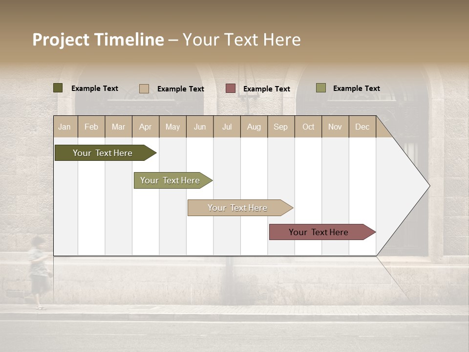 Windows Shanghai In Waitan PowerPoint Template