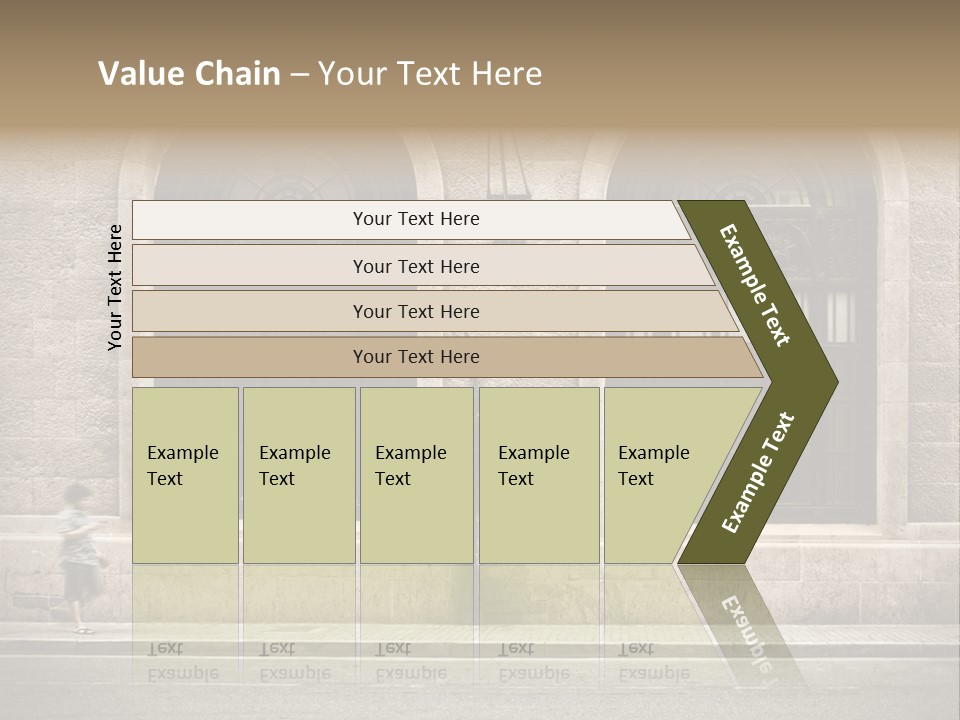 Windows Shanghai In Waitan PowerPoint Template