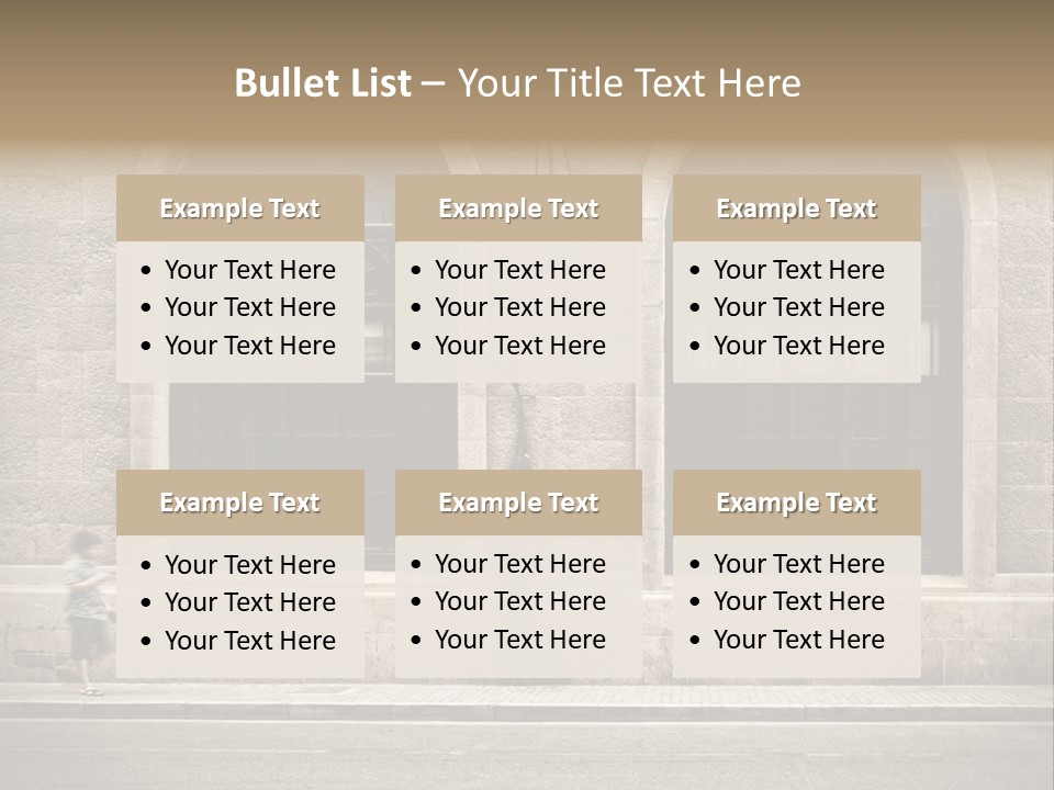 Windows Shanghai In Waitan PowerPoint Template