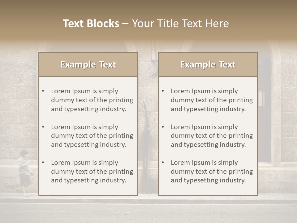 Windows Shanghai In Waitan PowerPoint Template