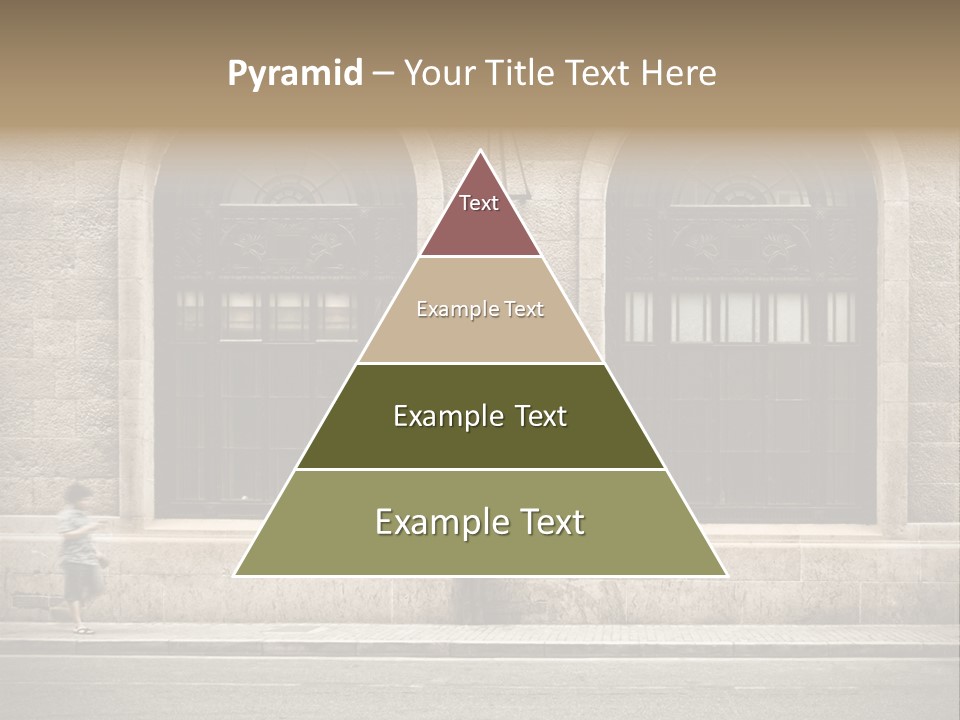 Windows Shanghai In Waitan PowerPoint Template