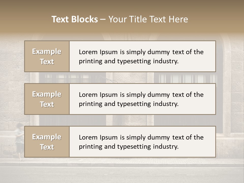 Windows Shanghai In Waitan PowerPoint Template
