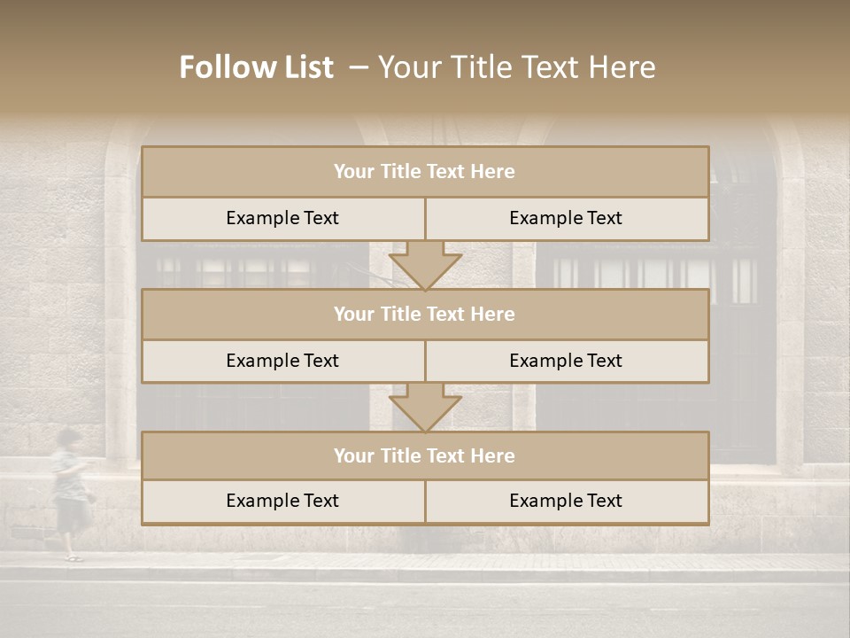 Windows Shanghai In Waitan PowerPoint Template