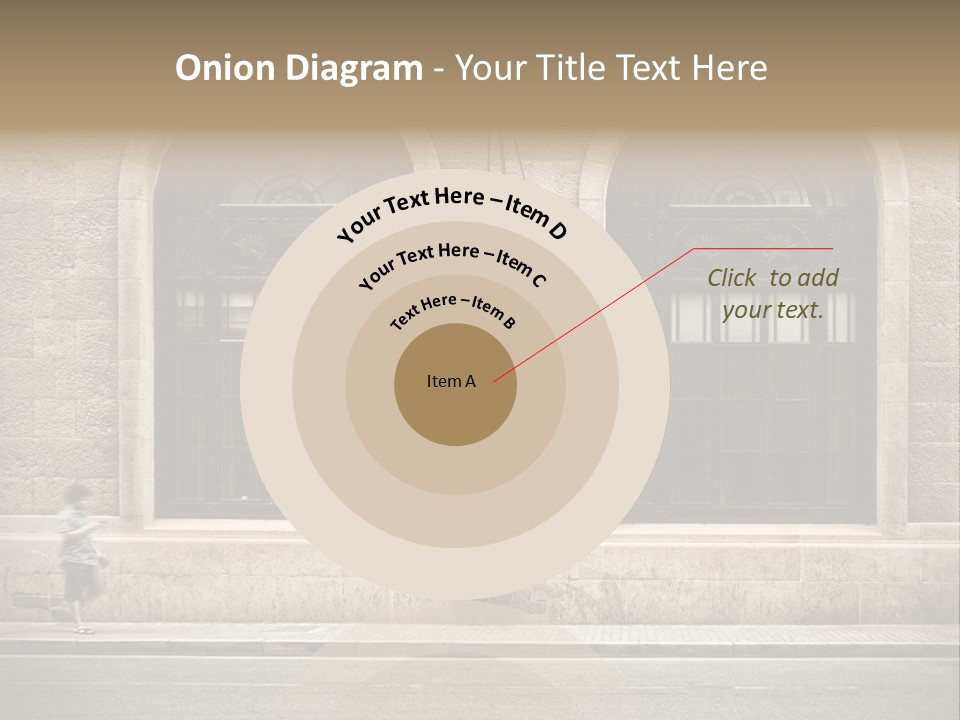 Windows Shanghai In Waitan PowerPoint Template