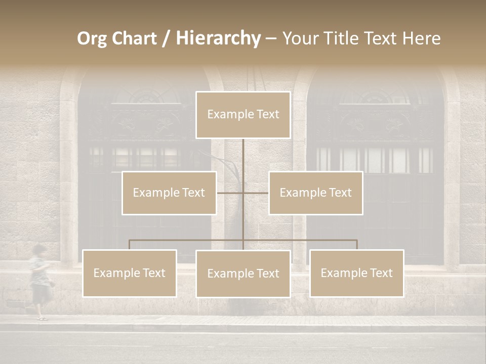 Windows Shanghai In Waitan PowerPoint Template