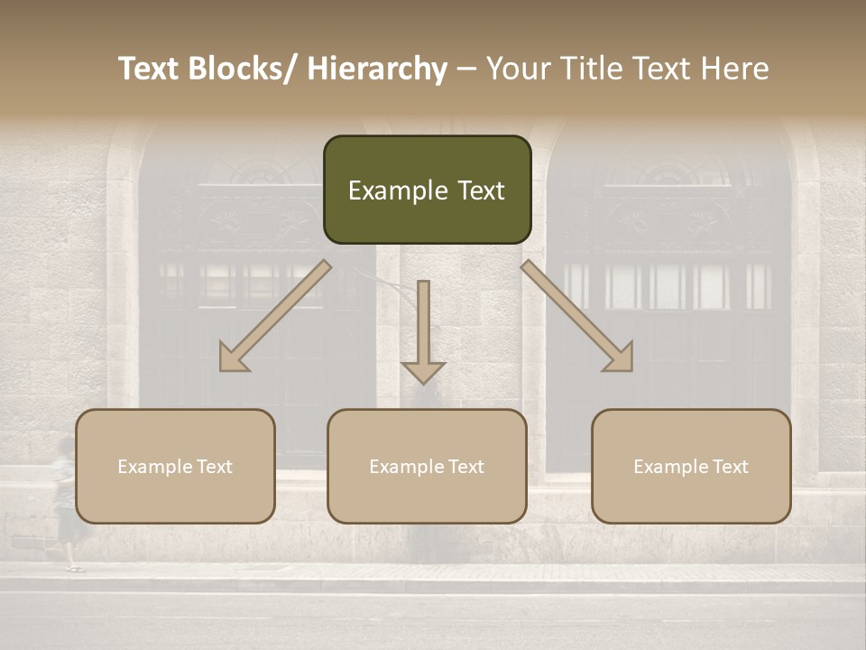 Windows Shanghai In Waitan PowerPoint Template