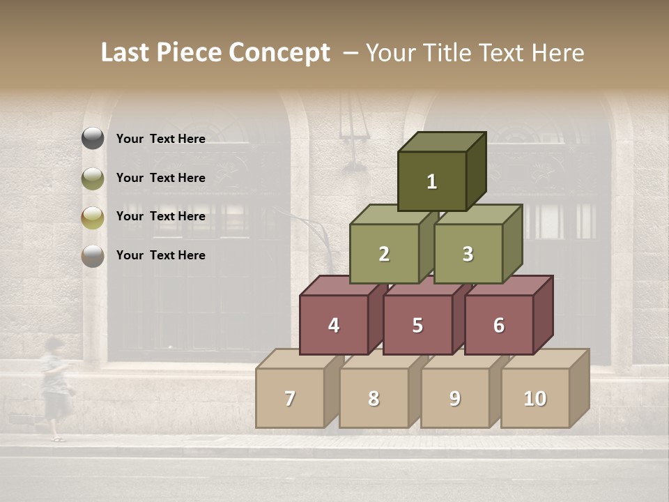 Windows Shanghai In Waitan PowerPoint Template