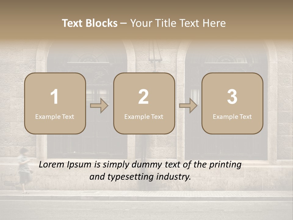 Windows Shanghai In Waitan PowerPoint Template