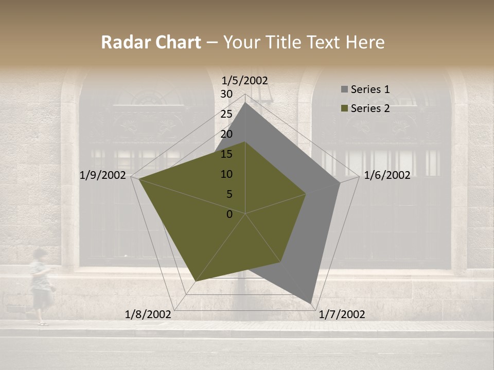 Windows Shanghai In Waitan PowerPoint Template