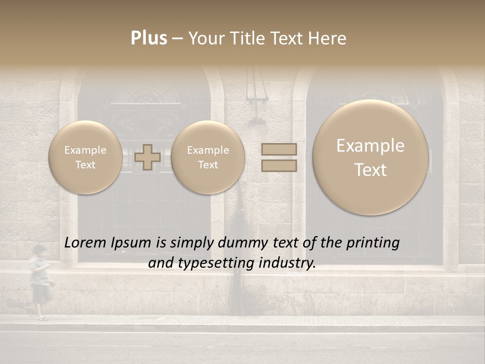Windows Shanghai In Waitan PowerPoint Template