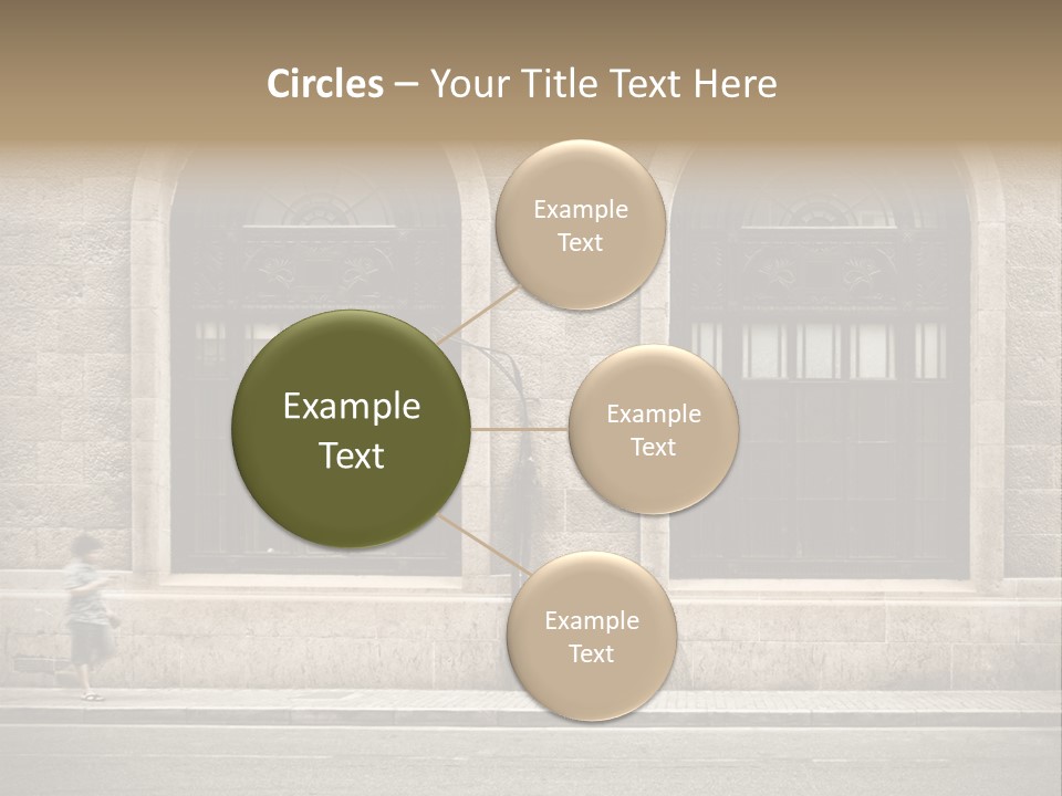 Windows Shanghai In Waitan PowerPoint Template