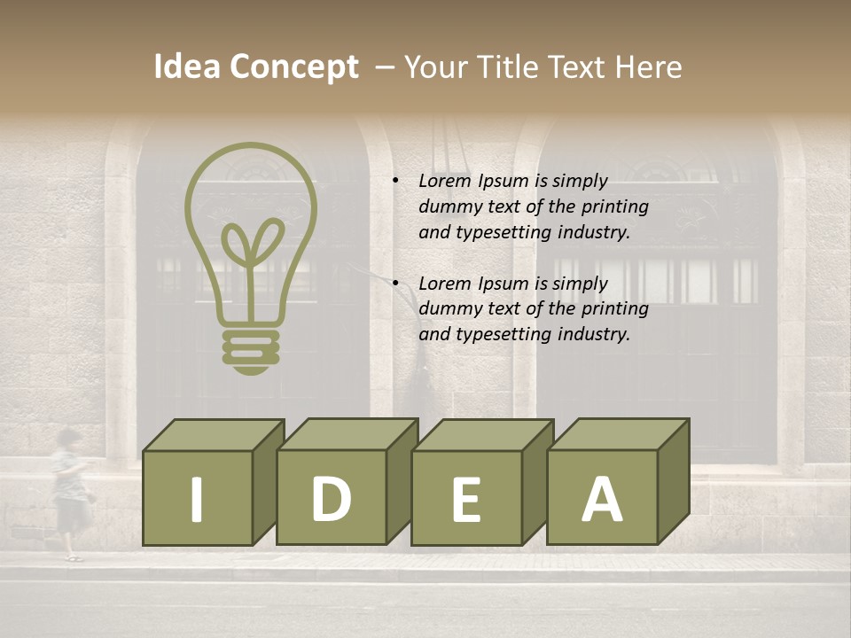 Windows Shanghai In Waitan PowerPoint Template