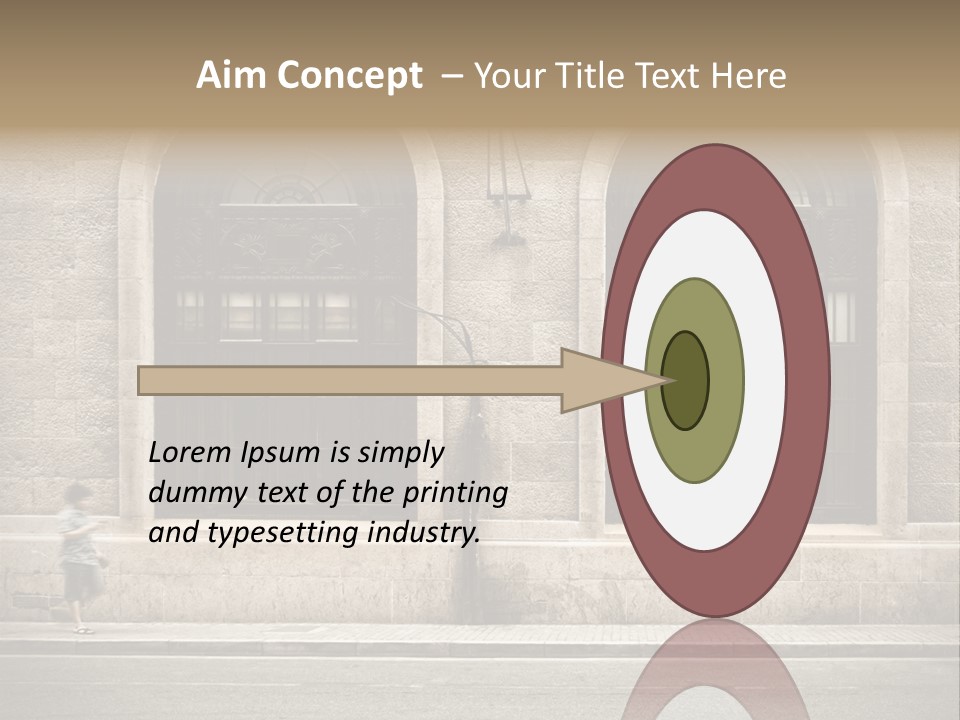 Windows Shanghai In Waitan PowerPoint Template