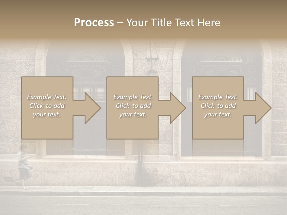Windows Shanghai In Waitan PowerPoint Template