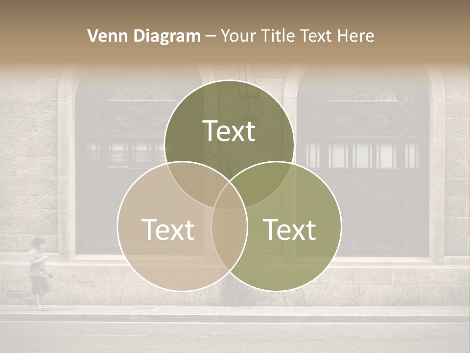 Windows Shanghai In Waitan PowerPoint Template