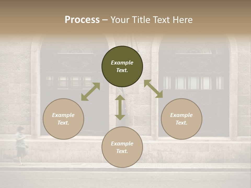 Windows Shanghai In Waitan PowerPoint Template