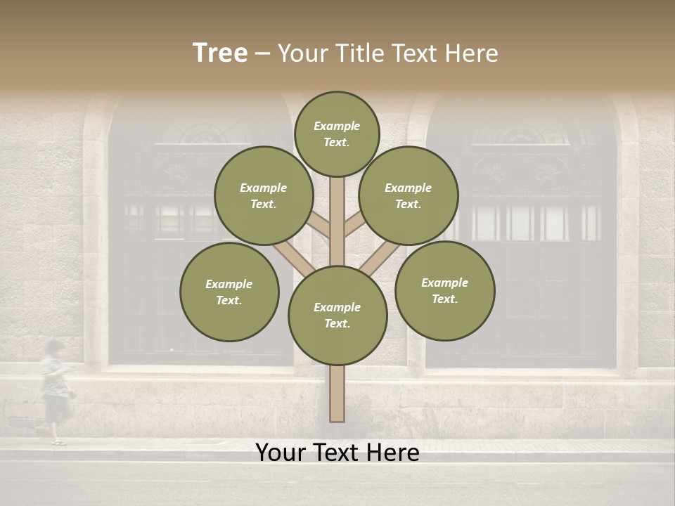 Windows Shanghai In Waitan PowerPoint Template