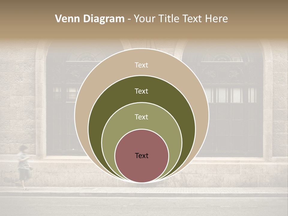 Windows Shanghai In Waitan PowerPoint Template