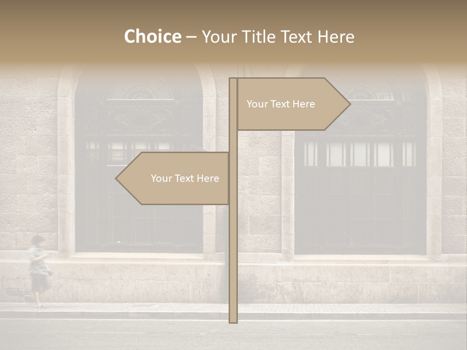 Windows Shanghai In Waitan PowerPoint Template