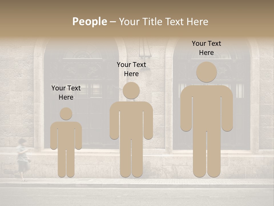 Windows Shanghai In Waitan PowerPoint Template