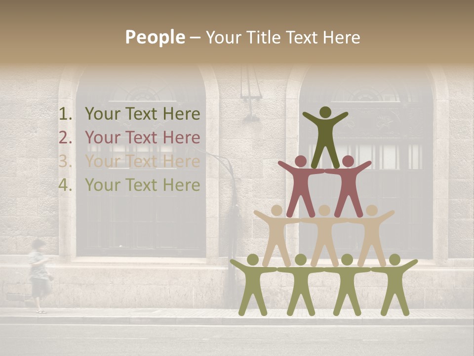 Windows Shanghai In Waitan PowerPoint Template