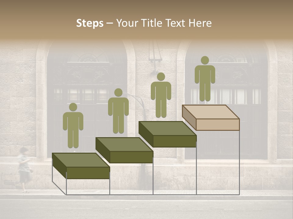 Windows Shanghai In Waitan PowerPoint Template