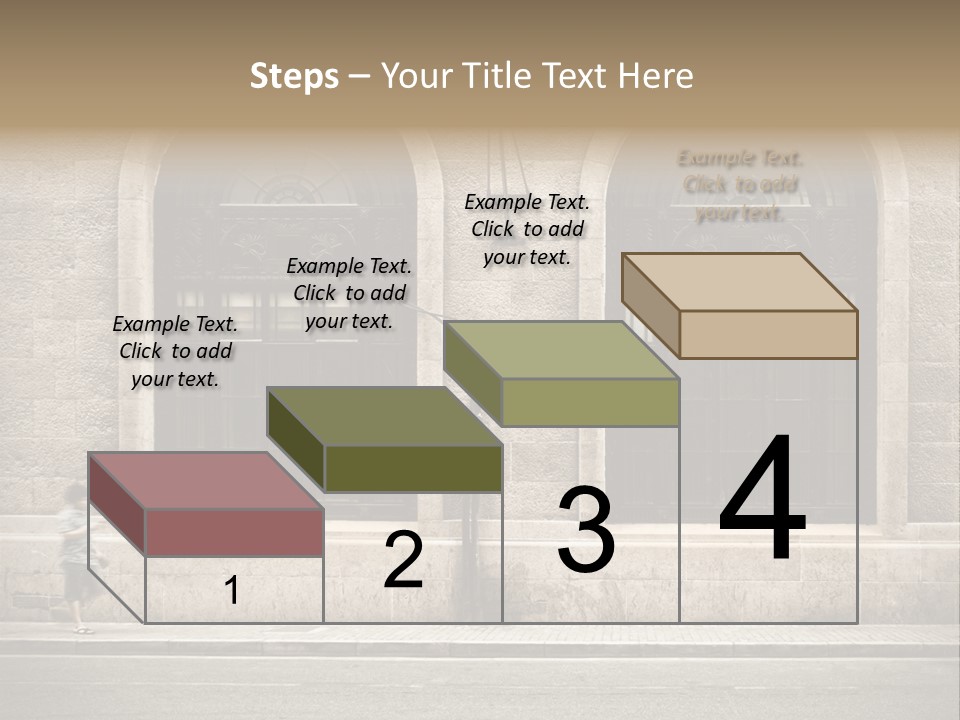 Windows Shanghai In Waitan PowerPoint Template