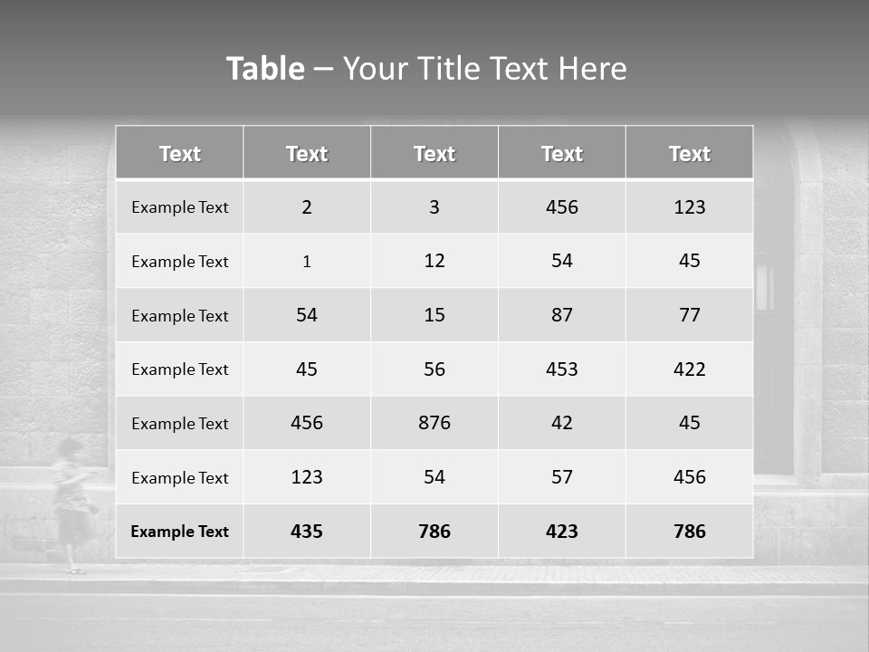 Vague Pedestrians Shanghai PowerPoint Template