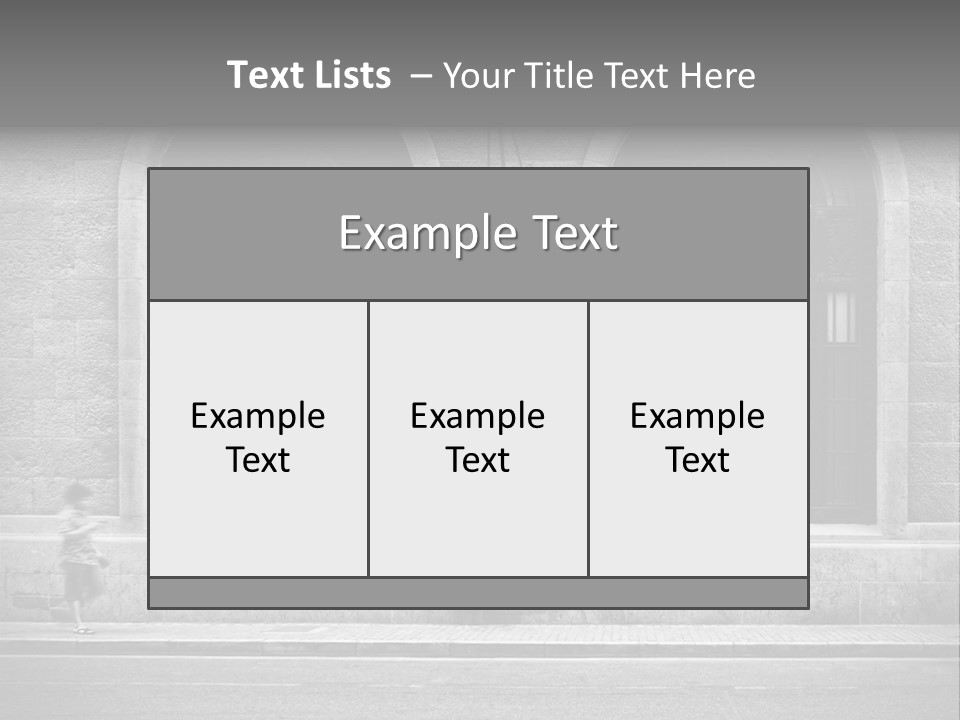 Vague Pedestrians Shanghai PowerPoint Template