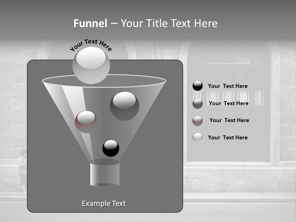 Vague Pedestrians Shanghai PowerPoint Template