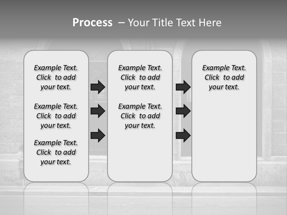 Vague Pedestrians Shanghai PowerPoint Template